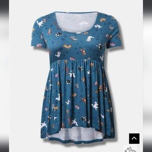 🆕️🐈‍⬛🐱 1X DISNEY CATS SHORT SLEEVE BABYDOLL🐱🐈‍⬛